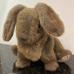 Vintage Gund 1985 Tippett The Bunny Rabbit 3460 Brown W/ Blue Eyes Plush